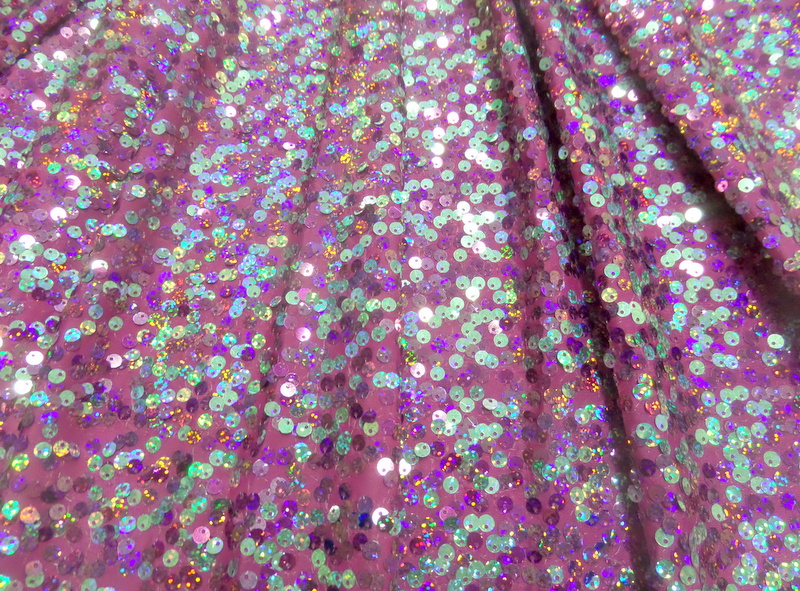 6.Fuchsia Holo Sequins